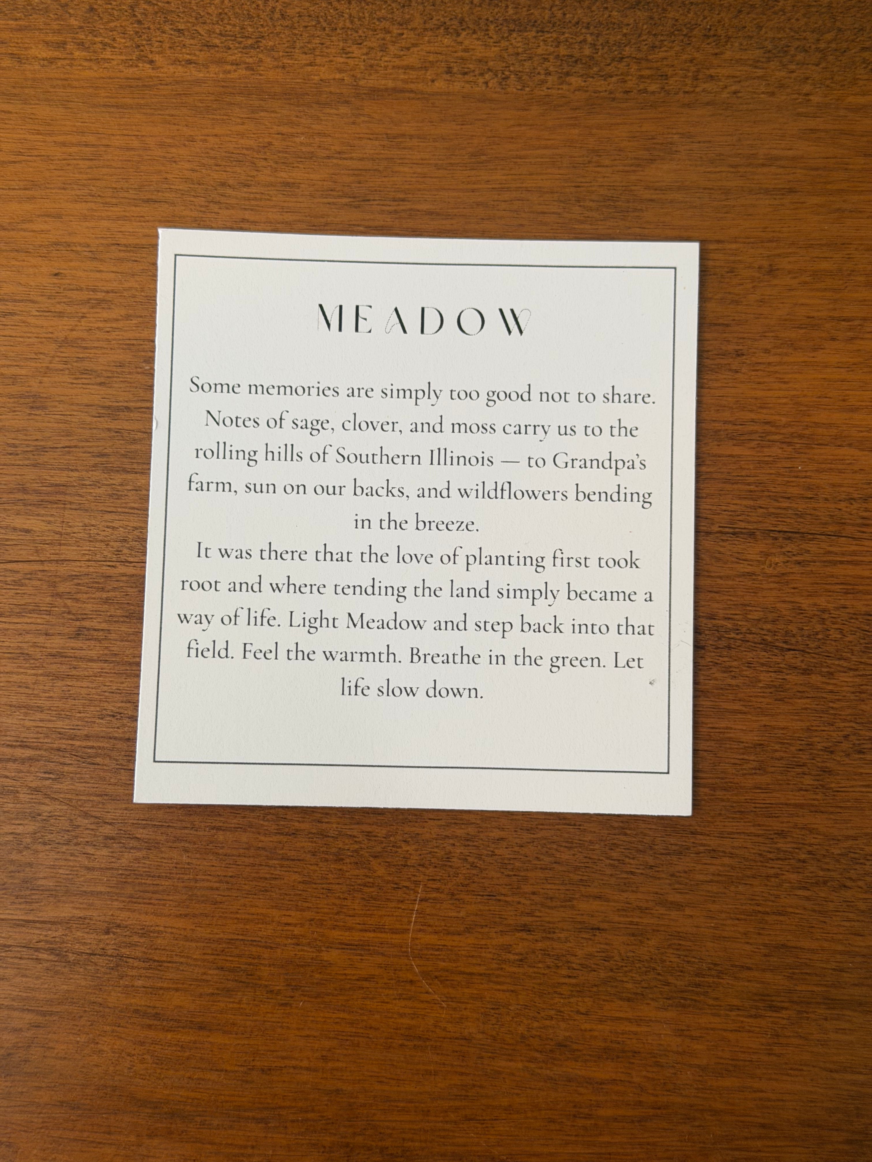 Meadow Candle | JellsGarden x Salon 34