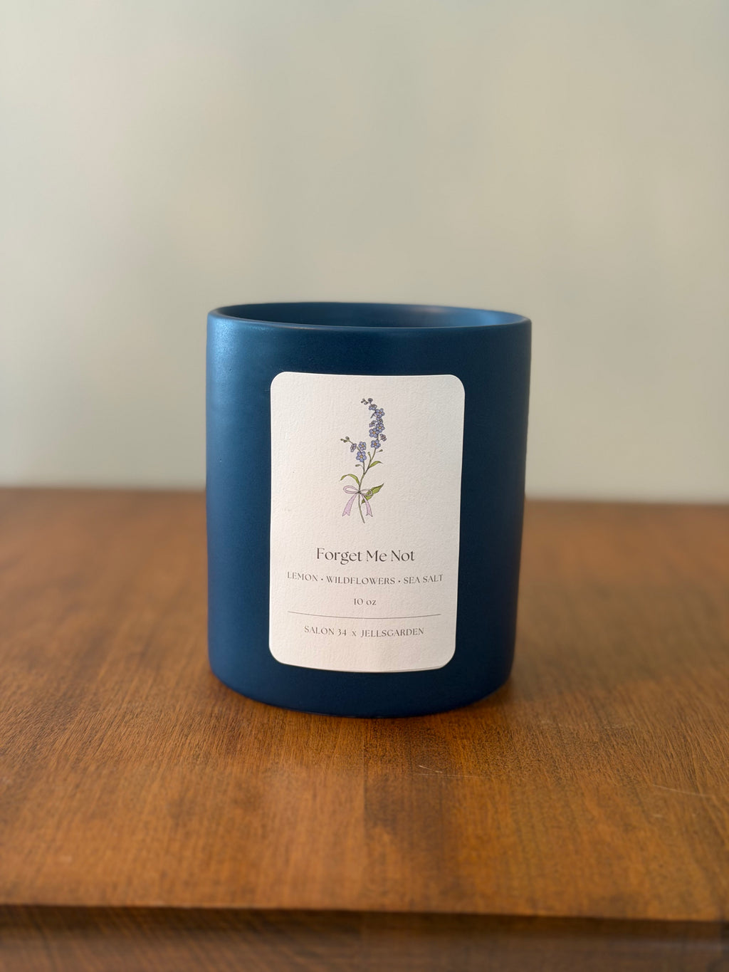 Forget Me Not Candle | JellsGarden x Salon 34